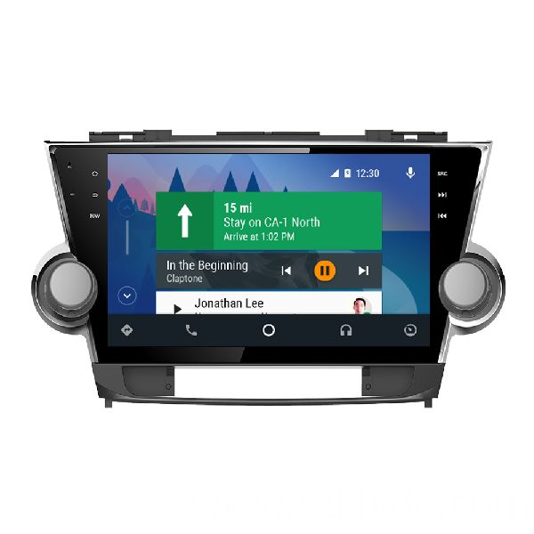 Aftermarket In Dash Multimedia Carplay Android Auto For Toyota Highlander (2011-2014)