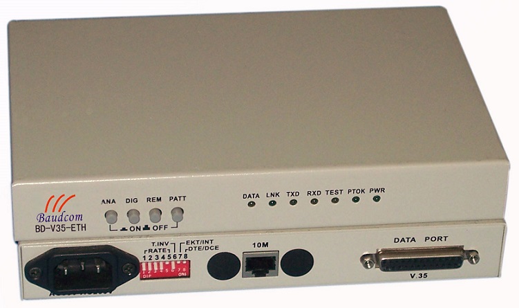 0/100Base-T Ethernet to V.35 converter