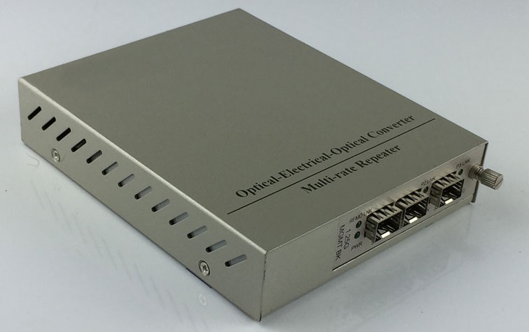 1.25G 1-Port SFP to 2-Port SFP Slot Media Converter