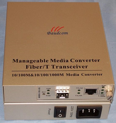 1000M standalone Managed Media Converter