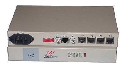 4Channel Voice FXS/FXO Over E1 Multiplexer