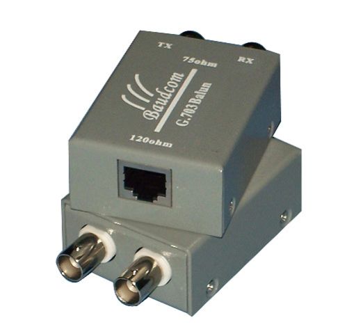 75ohm BNC To 120ohm RJ48 G703 E1 Balun Adapter