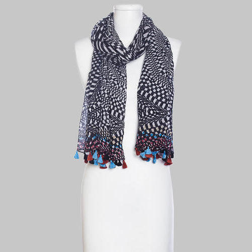 Printed Woven Scarves, Style : Common