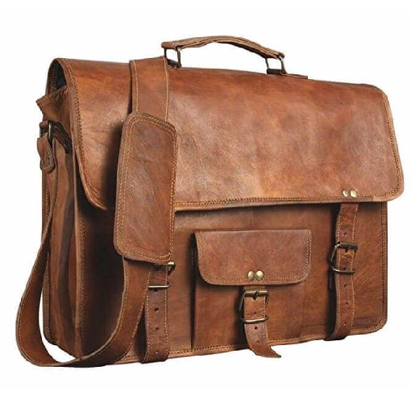 Mens Leather Bags, for Colleges, Office, School, Shopping, Travelling, Size : Multisize
