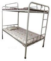 Non Poloshed Iron cot bed, Color : Black, Brown, Creamy, Grey, Red, Silver