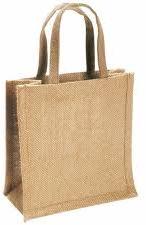 Checked jute bag, Style : Handled, Punch, Rope Handle