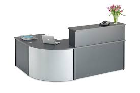 Aluminium Non Polished Plain Reception Desk, Feature : Attractive Designs, Corrosion Proof, Crack Resistance