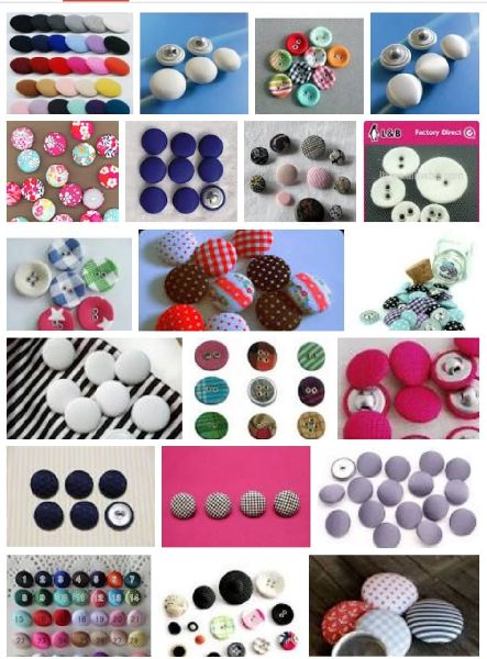 Round Fabric Buttons, for Garments Use, Feature : Fine Finishing, Light Weight