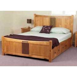 Non Polished Plywood designer beds, Size : 10x6feet, 6x6feet, 8x6feet