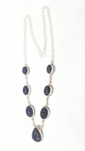 Brass JR-NK002 Gemstone Necklace, Feature : Fine Finishing, Good Quality, Perfect Shape, Shiny Look