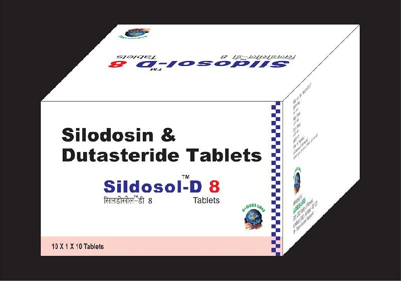 Non Polished Electric Silodosin & Dutasteride Tablets, for Clinical, Hospital, Certification : CE Certified