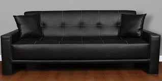 Leather Sofa Cum Bed, for Hotel, Living Room, Color : Brown, Back Grey