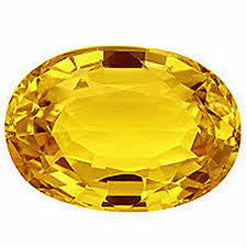 Yellow sapphire gemstone, Certification : ISO 9001:2008