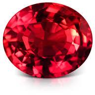 Oval Non Polished Ruby Gemstones, for Jewellery, Style : Common, Fashionable