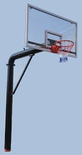 Non Polished Carbon Steel Basketball Poles, Color : Black, Silver, White