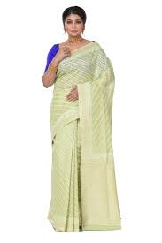 Checked Jute Silk Saree, Feature : Anti-Wrinkle, Dry Cleaning, Easy Wash, Shrink-Resistant