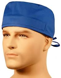 Round Fabric Surgical Cap, for Hospital, Style : Common