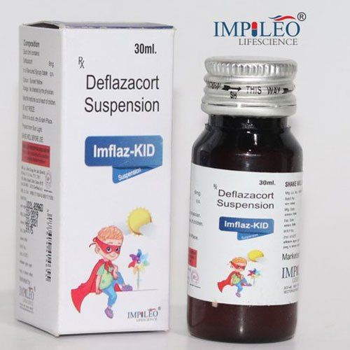 Deflazacort Suspension Syrup, For Health Supplement, Form : Liquid