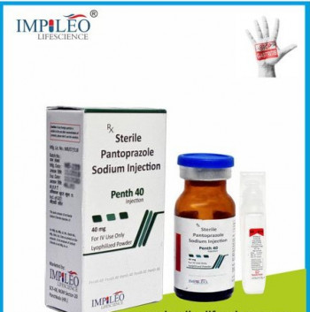 Penth Sterile Pantoprazole Sodium Injection, for Hospital, Form : Liquid