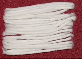 Cotton wick, Size : Natural