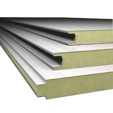 Rectangular Aluminum Non Polished Sandwich Panel, For Roofing Use, Pattern : Plain