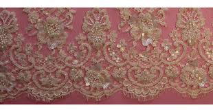 Beaded First Lady Lace Georgette Fabric