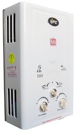 HPC Gas Geyser, for Water Heating, Capacity : 5ltr, 10ltr, 15ltr, 20ltr