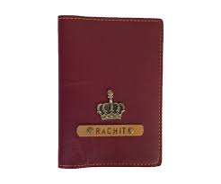 Non Polished Plain passport leather cover, Style : Antique