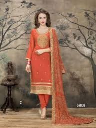 Plain Georgette Salwar Kameez XL, XXL
