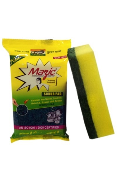 Mazic Foamy Pack Green Pad, Feature : Easy To Use, Fine Finish