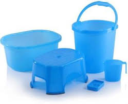  HDPE  plastic bathroom set, Feature : Flexible, Light Weight, Luxurious Style, Non Breakable, Good Quality