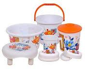  HDPE  plastic bathroom set, Feature : Flexible, Light Weight, Luxurious Style, Non Breakable, Good Quality