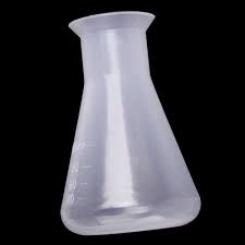 Plastic Conical Flask, for Biology, Chemistry, Household, Industrial, Laboratory, Laboratory Use