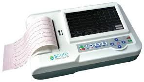 Automatic Electric ECG Machine, For Medical Use, Voltage : 110V, 220V