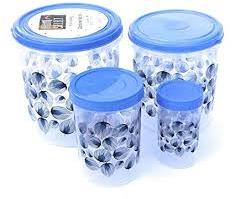 Round plastic kitchen containers, for Food Storage, Feature : Durable, Light Weight, Recyclable