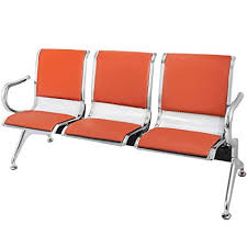 Plain Aluminium Non Polished Waiting Room Chair, Shape : Rectangular, Square