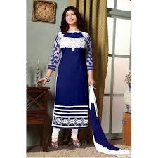 Full Sleeves Cotton Partywear Dress Material, for Making Ladies Garments, Size : XL, XXL