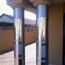 Coated stainless steel pillar, for Construction Use, Feature : Durable, Fine Finishing, Hard, High Strength