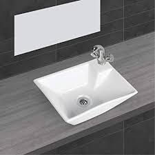 Non Polished Ceramic Wash Basin, for Home, Hotel, Office, Restaurant, Style : Modern