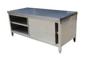 Plain Non Polished Stainless Steel Working Counter, Shape : Rectangular, Round, Square
