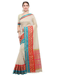 Cotton Sarees, for Dry Cleaning, Easy Wash, Shrink-Resistant, Technics : Embroidery Work, Hand Made