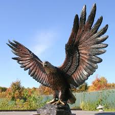 Non Polished Hemlock Wood bird statue, for Garden, Home, Office, Shop, Style : Antique, Modern