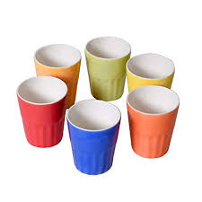 Ceramic Glass, for Beer, Coffee, Drinking Use, Juice, Milk, Soup, Storage Use, Tea, Size : 15-20mm