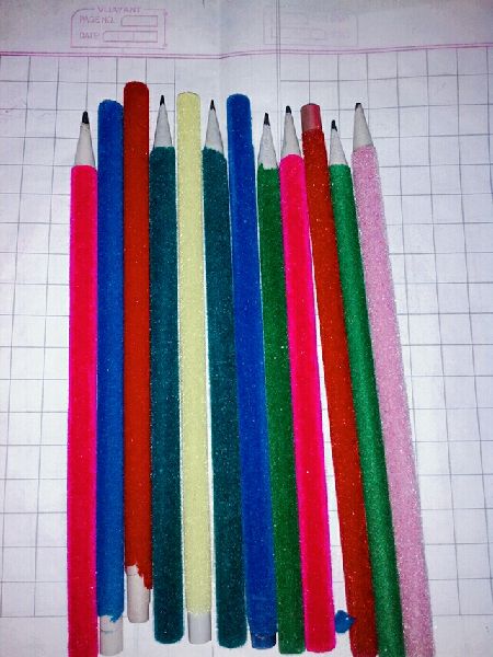 Goid PVC polymer velvet pencil, for Writing, Length : 10-12inch