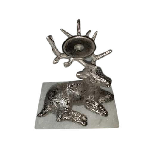 Aluminum Deer Table Candle Stand