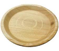 5 Inch Round Areca Leaf Plate, for Serving Food, Feature : Eco Friendly