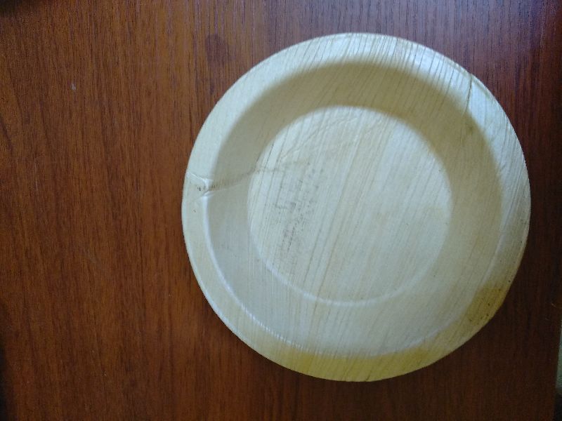 6 Inch Round Areca Leaf Plate