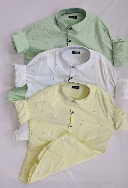 Printed Cotton Shirts, Size : L, M, XL