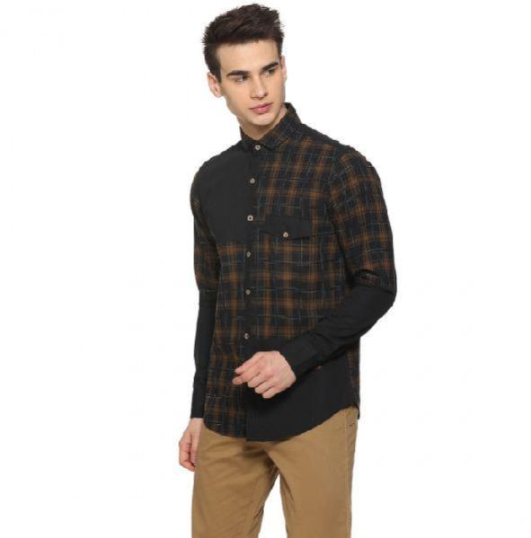 Plain Cotton Mens Casual Shirts, Size : XL, XXL