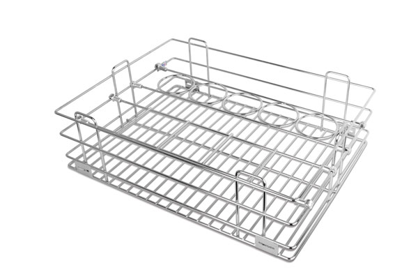 Stainless Steel Platinum Bottle Drawer Basket, for Kitchen, Feature : Impeccable Finish, Light Weight
